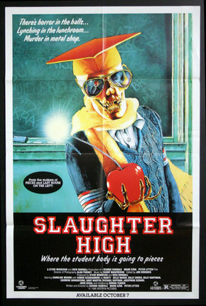 a poster of a skeleton wearing a graduation cap and glasses