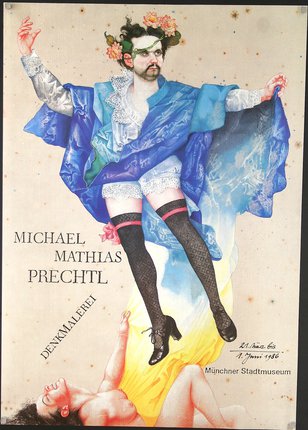 a poster of a man in a blue robe