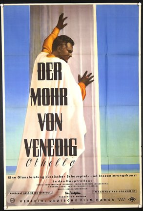 a poster of a man with a white robe