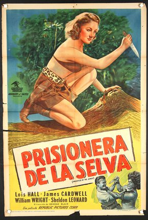 a movie poster of a woman holding a knife