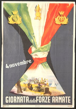 a poster of a military event