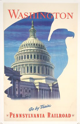 a poster of the united states capitol