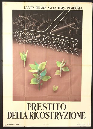a poster of a plant growing