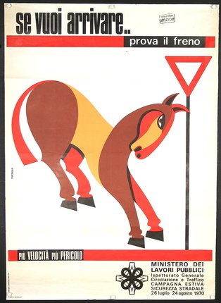 a poster of a horse