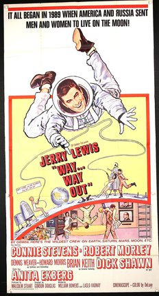 a movie poster of a man in an astronaut suit
