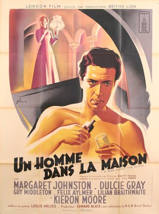 a movie poster of a man holding a bottle