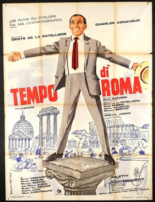 a poster of a man standing on a ledge
