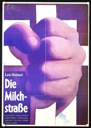 a poster of a hand pointing