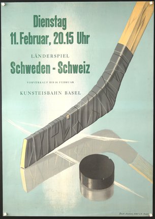 a poster of a hockey stick
