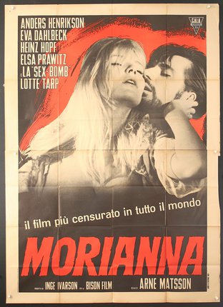 a movie poster of a man kissing a woman