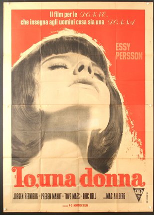 a poster of a woman with her eyes closed
