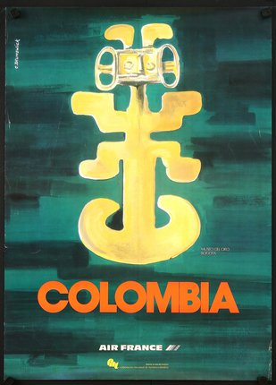 a poster of a yellow anchor