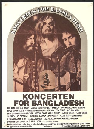 a poster of a band performing