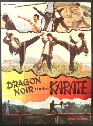 a movie poster of a man fighting