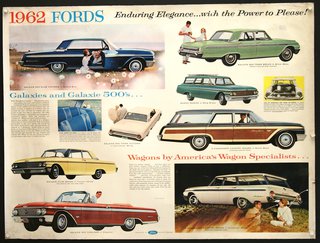 a poster of cars and people