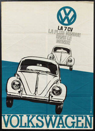 a poster of two cars