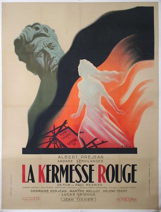 a movie poster with a man and woman