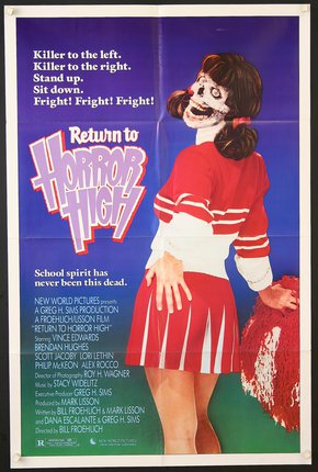 a movie poster of a girl with a mask on her face