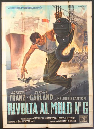 a movie poster of a man running