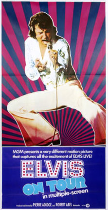 a poster of a man with a microphone