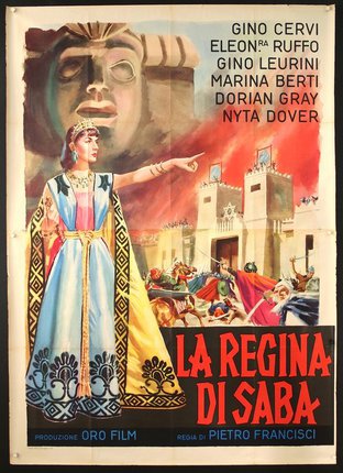 a movie poster of a woman pointing