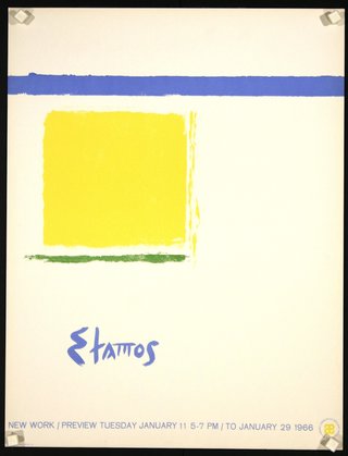 a yellow square and blue square
