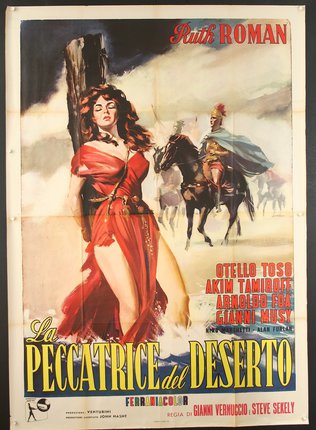a movie poster with a woman and a man on horses
