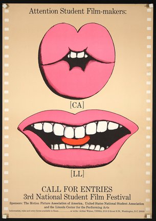 a poster of lips and mouth