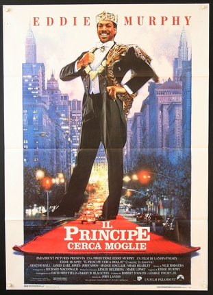 a movie poster of a man on a red carpet
