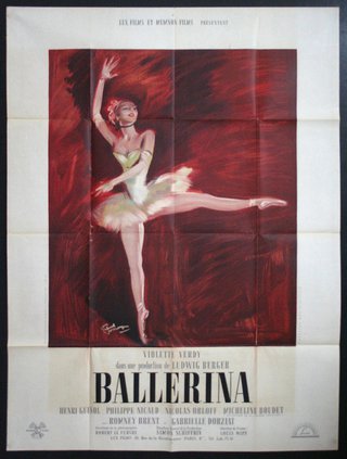 a poster of a ballerina