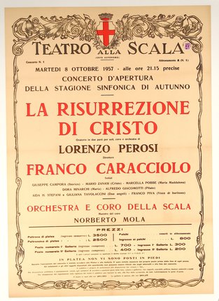 a poster of a concert