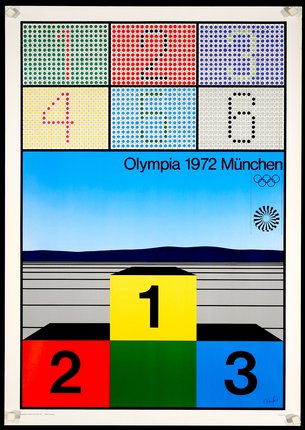 a poster with numbers and numbers on it