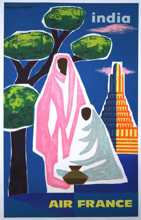 a poster of women in pink robes