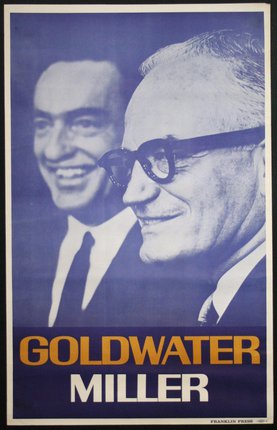 a poster of two men smiling