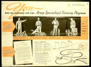 a poster of a military training program