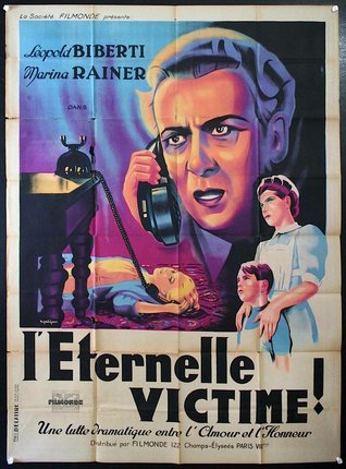 a movie poster of a man on the phone