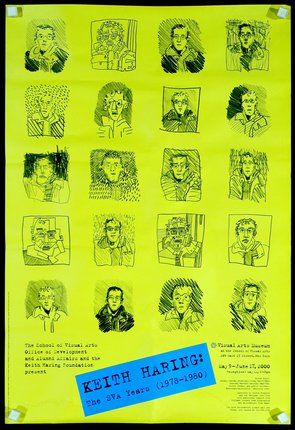 a poster with a group of images