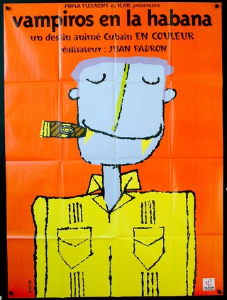 a poster of a man smoking a cigar