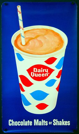 a poster of a milkshake