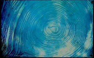 a blue and white swirly surface