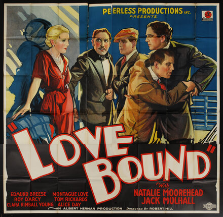 movie poster with four men and a woman on the deck of a cruise ship