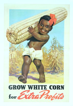 a child carrying a large corn