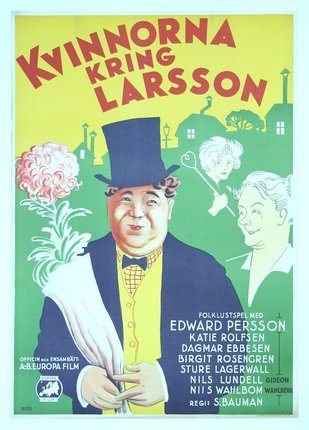 a poster of a man in a top hat
