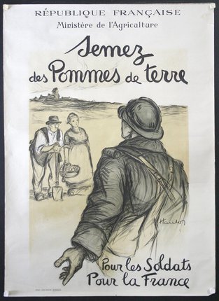 a poster of a farmer
