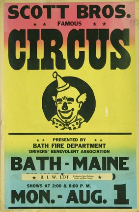 a poster for a circus