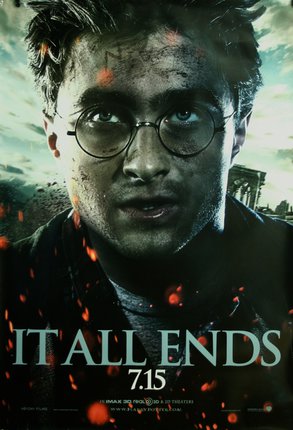 a movie poster of a man wearing glasses