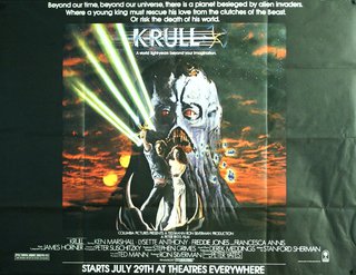 a movie poster with a person holding a sword