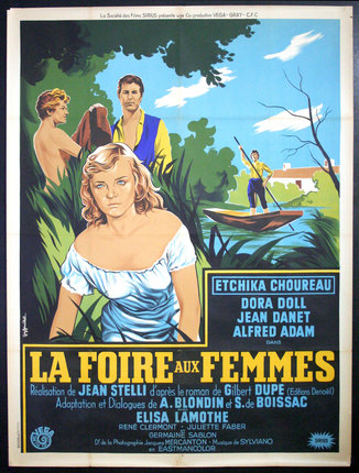 a movie poster of a woman in a white dress