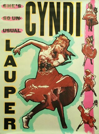 Cyndi Lauper - She's So Unusual | Original Vintage Poster