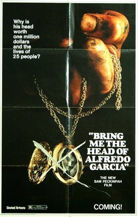 a movie poster with a gold watch and a hand holding a gold chain